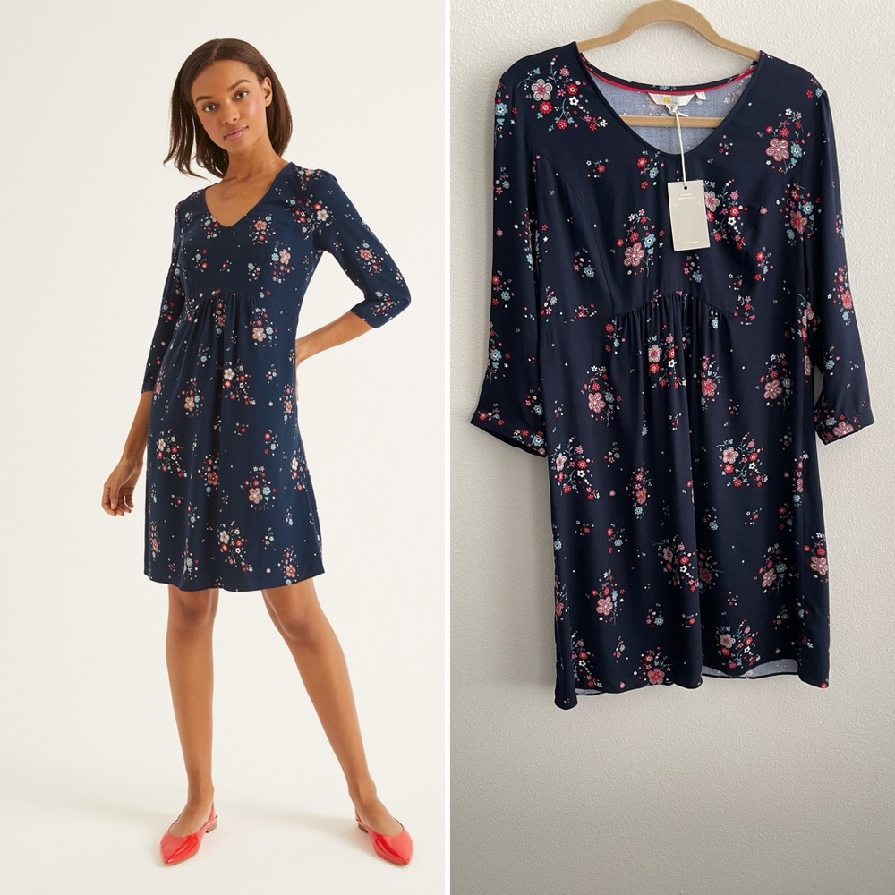NWT Boden Floral Dress Size 10